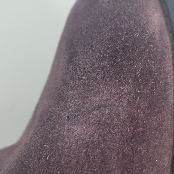 Clarks Enfield Canal Purple Plum Suede Ankle Boots US Size 5.5M - Picture 5 of 10